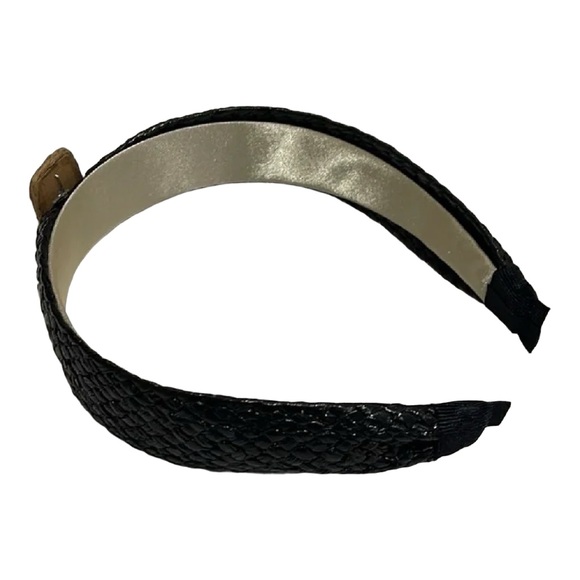 Brand New!! Woven headband with rectangle pendant - Picture 4 of 4